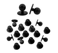 OAAO 100PCS Black Chef Jacket Buttons, Chef Jacket Buttons, Ball Buttons, Round Buttons, Chef Buttons, Black Buttons, Suitable for Chef Jackets, Fashionable and Durable