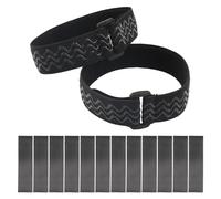 OAAO 12 Backing Strips, 2 Knee Straps, Non-Marking Elastic Straps for High Boots