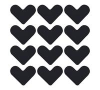 OAAO 12 Pieces Carpet Anti-Slip Stickers, Heart-Shaped Anti-Slip Stickers, Self-Adhesive, Reusable, Carpet Adhesive Tape Pads, Carpet Fixing Stickers