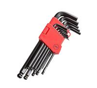 OAAO 13 Piece Hexagonal Wrench Set, Metric Long Hexagonal Wrench with Size Markings and Storage Bracket, Long Ball Head Hexagonal Wrench, Suitable for Vehicle Repair, Furniture Maintenance