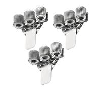OAAO 3 PCS Metal Pen Holder with 3 Clips, Pocket Clip, Pen Holder Pocket Clip, Pen Holder, Nurse Desk Organization Accessory, Suitable for Office Organization