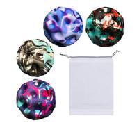 OAAO 4 Camouflage Bouncing Hole Balls, 6.5cm Diameter, Set of 4, Kids' Toys