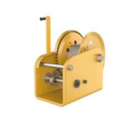 OABIWEGH 1200lbs Capacity Heavy Duty Hand Winch, Self-locking Crank Winch With 16.4/33/66/99 Feet Steel Cable, Manual Two-Way Ratchet Winch For ATV Boat Trailer Marine(Size:Cordless,Color:Bearing)