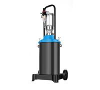 OABIWEGH Portable Pneumatic Grease Pump W/Drum Dolly, Air Grease Pump With 19 Ft High Pressure Hose And Grease Gun, 20L/40L Lubrication Grease Pump For Mechanical Construction(Size:20L)