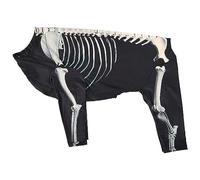 Oadnijuie Dog Clothes Large Breeds Skeleton Costume Hoodie Shirt Bichon 4Leg Sweatshirt Puppy Fashion T-Shirt Skeleton Dog Costume Skeleton Print Dog Costume