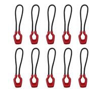 OAEPG 10pcs Colorful Zippers Pull Pullers Travels Bags Extend Pullers Outdoor Bags Rope Camping Gears Accessories Hiking Bag Pull Cord