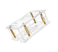 OAEPG Acrylic Case Clear Enclosure Active Passive Cooling Shell Optional Cooling Fan Heatsink for RV2 Development Board Simple Assembly Case