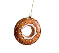 OAEPG Holiday Cookie Shaped Ornament Outdoor Decoration with Interchangeable Decorations for Christmas Tree Waterproof Holiday Tree Ornaments