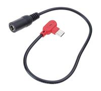 OAEPG Right Angled Type C to 5.5x2.1mm Power Cord 3A Current 9V 12V 15V 20V for LED Lights Security Cameras Routers