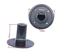 OAEPG Studio Speakers Stand Top Hats Mount with 6mm Mounting Hole Bracket for Secure Sound Equipment Installation Black Speakers Mount Bracket