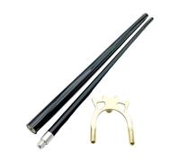 OAEPG Versatile Telescoping Pool Cue Rest High Lows Fork Stainless Steel Billiard Bridges Rest Tool for Various Skill Levela Quick Setups Snookers Bridge Rest
