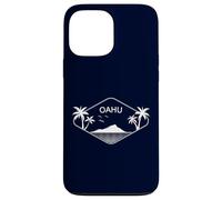 Oahu Palms Beach Island Mountains Ocean Hawaii Souvenir Gift Case for iPhone 13 Pro Max