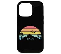 Oahu Palms Island South Seas Sun Hawaii Waikiki Souvenir Case for iPhone 13 Pro
