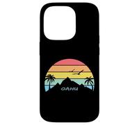 Oahu Palms Island South Seas Sun Hawaii Waikiki Souvenir Case for iPhone 14 Pro