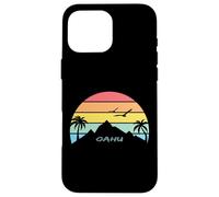 Oahu Palms Island South Seas Sun Hawaii Waikiki Souvenir Case for iPhone 16 Pro Max