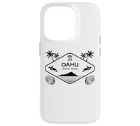 Oahu South Seas Sea Turtle Palms Hawaii Island Aloha Case for iPhone 14 Pro