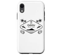 Oahu South Seas Sea Turtle Palms Hawaii Island Aloha Case for iPhone XR