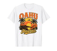 Oahu Value Graphic T-Shirt, Men, White, XL