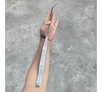 OAIDVEUY Extra Long 18.7 Inch Stainless Steel Tweezers Feeding Tongs (Longer Than Arms, Curved) for Aquarium & Terrarium