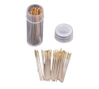 OAIEU 30pcs Cross-Stitch Hand Sewing Needles Set DIY Embroidery Blunt-end Needlework Tools(Mixed Size)