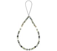 OAIITE Semi-Precious Gem Stones Beaded Phone Charm Cell Lanyard Wrist Strap Handmade Natural Gemstone Phone Chain string