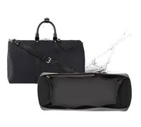 OAikor Purse Organizer Insert Compatible with LV Keepall 45 Bag,Upgraded Lightweight Water-Resistant Dupontpaper bag insert organizer Shaper for Luxury Bags(Black，Keepall45)