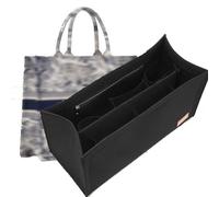 OAikor Purse Organizer Insert for Dior Book Tote（Black，MM）