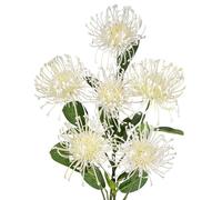 Oairse 4'' Large Artificial Chrysanthemum Flower 6 Flower Head with 84cm Long Stem White Fake Flowers Faux Spider Mums Flowers for Spring Summer Decor Wedding Flora Arrangement Bridal Bouquet