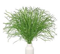 Oairse 5 Pcs Christmas Picks and Sprays Green Artificial Curly Willow Branches 57cm Floral Twig Stems Sticks Vase Fillers Black Christmas Ornament for Centerpieces Party Holiday Christmas Decorations