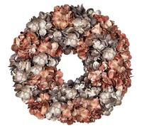 Oairse Christmas Wreath for Front Door, 24 inch Hydrangea Wreath for Front Doors Christmas Door Wreaths Large Artificial Winter Floral Wreaths for Thanksgiving Xmas Wall Mantel Indoor Outdoor Decor