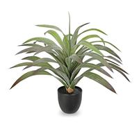 Oairse Faux Agave Plant 46cm Realistic Artificial Potted Plant Large Fake Agave Plants Outdoor for Home Office Indoor Living Room Bedroom Garden Table Decoration