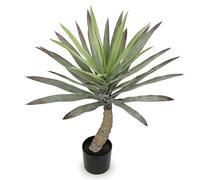Oairse Large Artificial Agave Plant Potted 70cm Tall Faux Agave Plant Indoor Fake Succulent Tropical Plants for Home Office Living Room Garden Balcony Outdoor Decoration