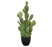 Oairse Large Artificial Cactus Plant in Pot 27.5 inch Tall Fake Cactus Lifelike Prickly Pear Cacti Decorative Desert Plants Big Faux Cacti Home Garden Office Indoor Outdoor Decoration