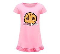 OAIXIUR Cookie Swirl C Merch Girl's Dress Fashion Short Sleeve Sleepwear (Light Pink,6-7 Years,6 Years,7 Years)