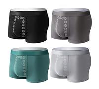 Oaiyeie Magnetic Therapy Energetic Men Pants, Long Lasting Energy Field Therapy Slimming, Energy Field Therapy Men's Underwear (4pcs-a,2XL)