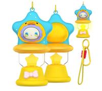 OAJ for AirTag case, Cute Animal Keychain Glow in The Dark Compatible for Air Tag case with Carabiner and landyard(Duck)