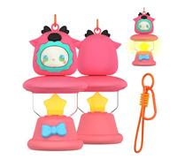 OAJ for AirTag case, Cute Animal Keychain Glow in The Dark Compatible for Air Tag case with Carabiner and landyard(Deer)
