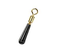 OAJABBGE 100pcs Brass Fishing Swivelss Heavy Duty Rubber Coated Tackle For Saltwater Freshwater Anglers Outdoor Fishing Gear Coppers Swivels