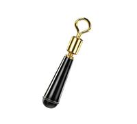OAJABBGE 100pcs Brass Fishing Swivelss Heavy Duty Rubber Coated Tackle For Saltwater Freshwater Anglers Outdoor Fishing Gear Coppers Swivels