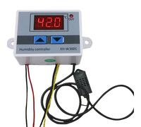 OAJABBGE 12V/24V/220V Humidity Controller 0~99% Humidity Control Switches Humidity Sensors Hygrometer Switches Controller
