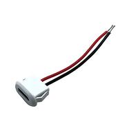 OAJABBGE 1PX5 2 Pin USB Connector Type-C Female With 2.0 Type C High Current Fast Charging Port W/Welding Wire