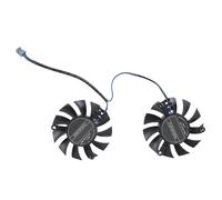 OAJABBGE 2Pin HA5510H12FZ DC12V 0.3A GPU Fan For 1650 4GB OC Graphics Card Cooling Fan