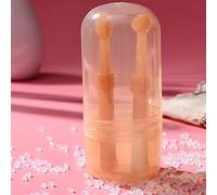 OAJABBGE 2x Pet Silicone Toothbrush For Pet Care Brushes 360-Degree Cylinder Head Toothbrush Dogs And Cats