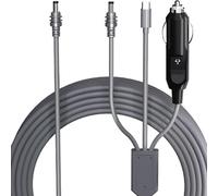OAJABBGE 3In1 Power Adapter Cable Durability For Small Satellite Dish Antennae Power Cable With USB C And DC12V Plug