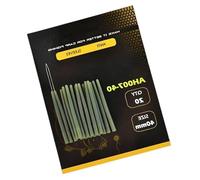 OAJABBGE 54mm/40mm Fishing Anti Tangles Sleeves Replacement Line Protector Rubber Tip Tube Hook Enduring Hook