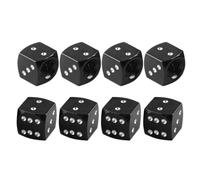 OAJABBGE 8 Pack Tyre Valves Caps For Car Motorbike Trucks Bike Aluminum Dices Tire Valves Caps Dustproof
