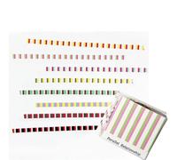 OAJABBGE 8Rolls 3mmX5m Decorative Tape Set Dot Striped Pattern Craft For Scrapbooking Journal Planner Craft Project Wrapping Thin Decorative Paper
