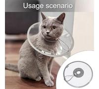 OAJABBGE Comfortable Recovery Collar Soft After Surgeries For Dogs Cats Multiple Size After Surgeries Multiple Size Collar