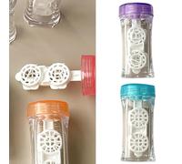 OAJABBGE Contacts Lens Case Dustproof Contacts Lens Container Portable Beauty Case for Home and Outdoor