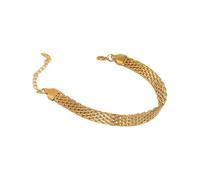 OAJABBGE Contemporary Watch Band Wrist Jewelry Mesh Link Chain Wristband Accessories Fashion Lovers Elegant Ribbon